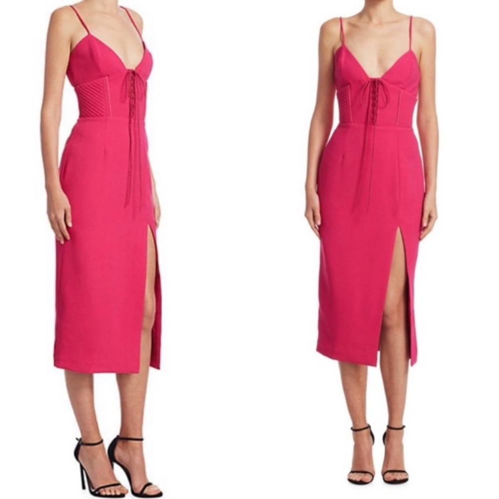 NWT Nicholas Crepe Corset Dress